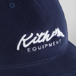 Kith Micro Cord Bay Low Pinch Crown cap - Nocturnal