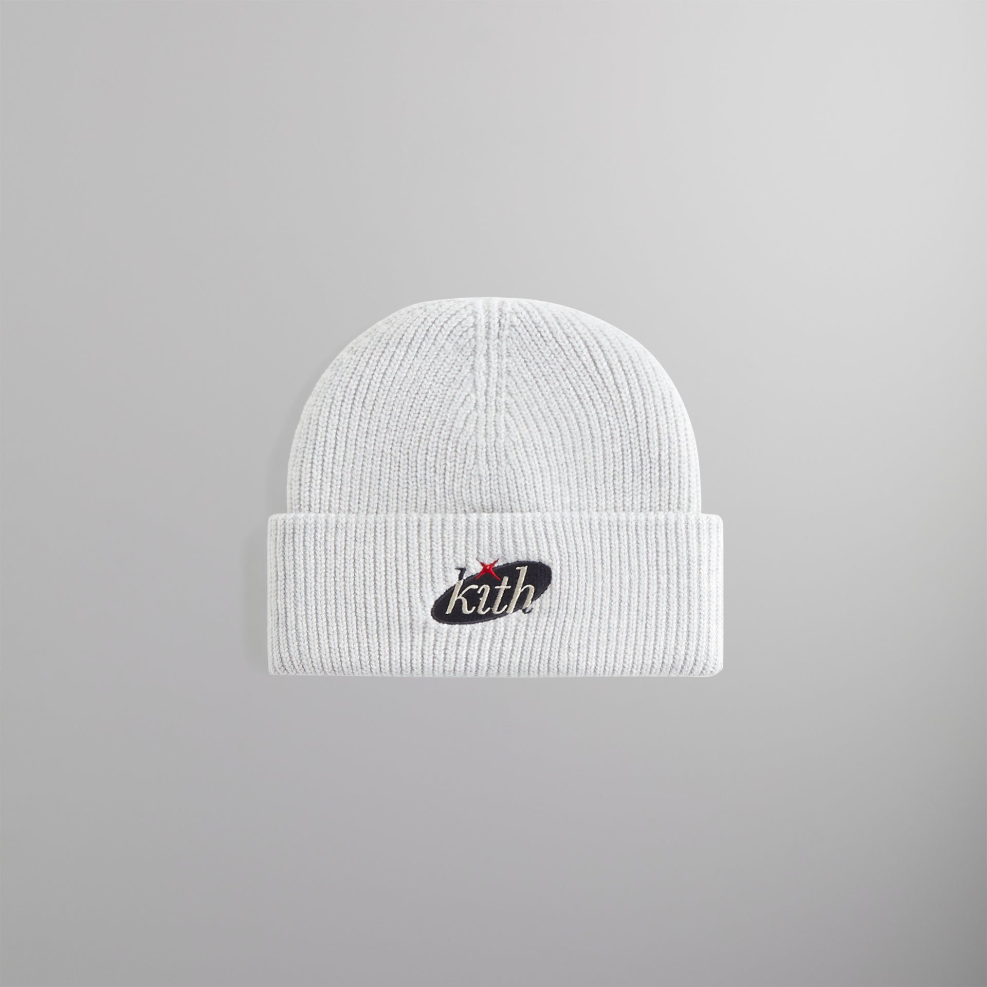 Kith Chunky Cotton Mia Beanie - Light Heather Grey