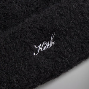 Kith Speckled Boucle Mia Beanie - Black