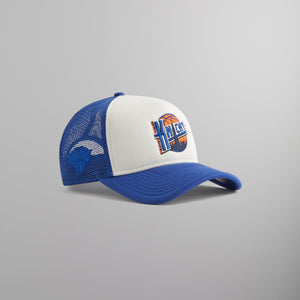 Kith & New Era for the New York Knicks 9FORTY A Frame Trucker Hat - Royal PH