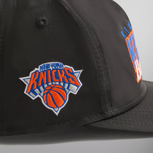 Kith & New Era for the New York Knicks Wrinkle Nylon 9FIFTY Snapback - Black PH