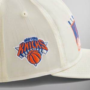 Kith & New Era for the New York Knicks Wrinkle Nylon 9FIFTY Snapback - Sandrift