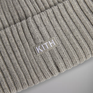 Kith for the New York Knicks Archway Beanie - Light Heather Grey