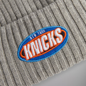 Kith & New Era for the New York Knicks Logo Beanie - Light Heather Grey