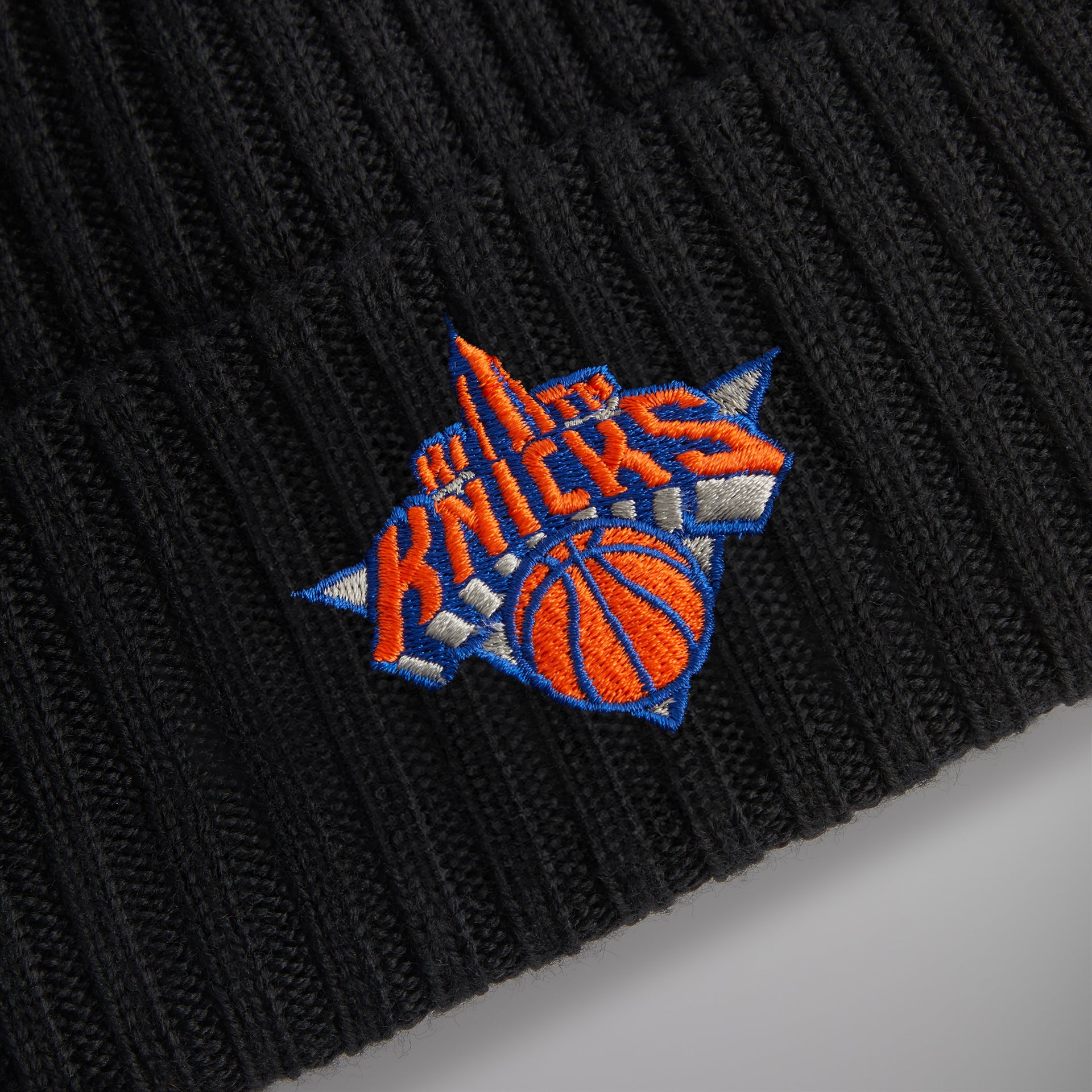 Kith for the New York Knicks Midtown Logo Beanie - Black