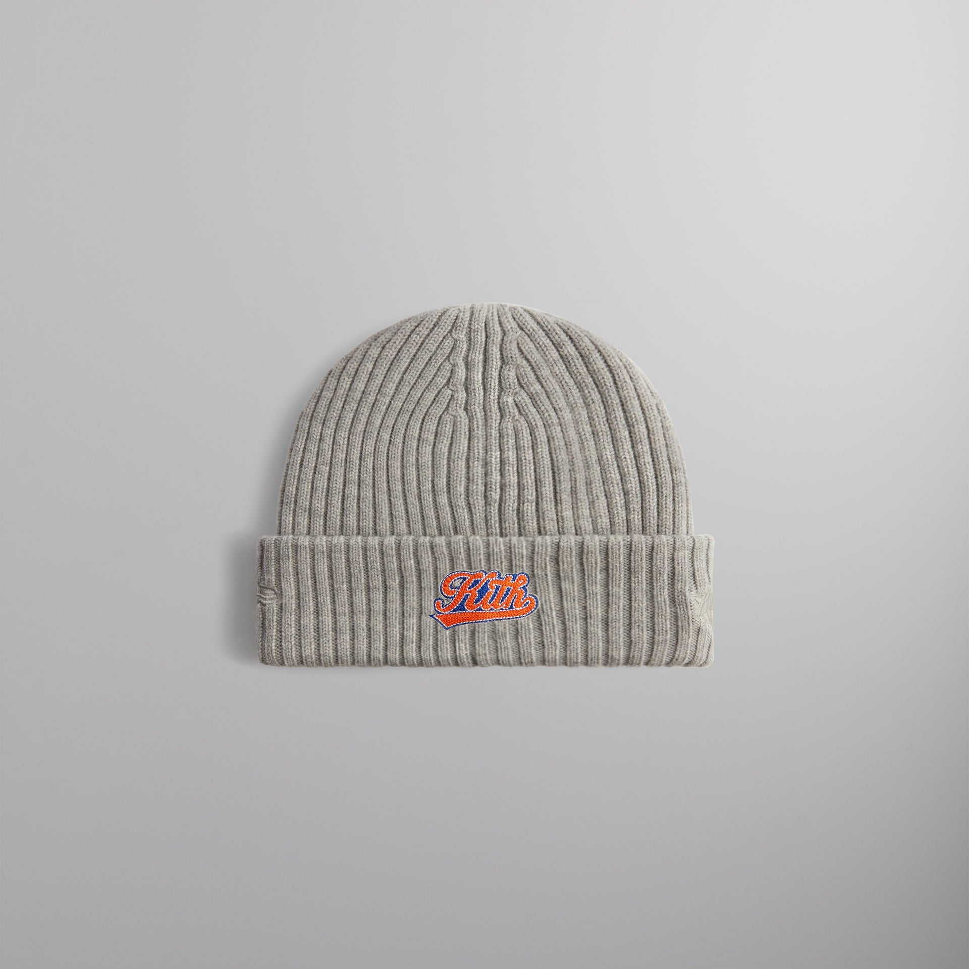 Kith for the New York Knicks Court Vision Beanie - Light Heather Grey