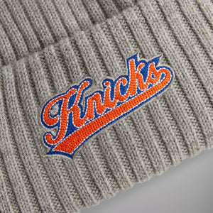 Kith for the New York Knicks Court Vision Beanie - Light Heather Grey