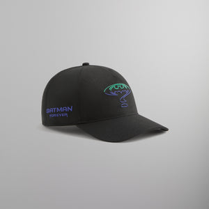 Batman | Kith Riddle Twill Low Pinch Crown Snapback - Black