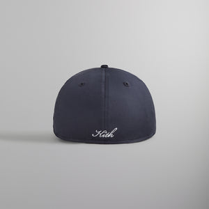 Kith & New Era for the New York Yankees Microsuede 59FIFTY Low Profile Fitted - Nocturnal