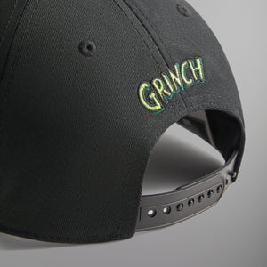 Kith for The Grinch Bay Low Pinch Crown Snapback - Black