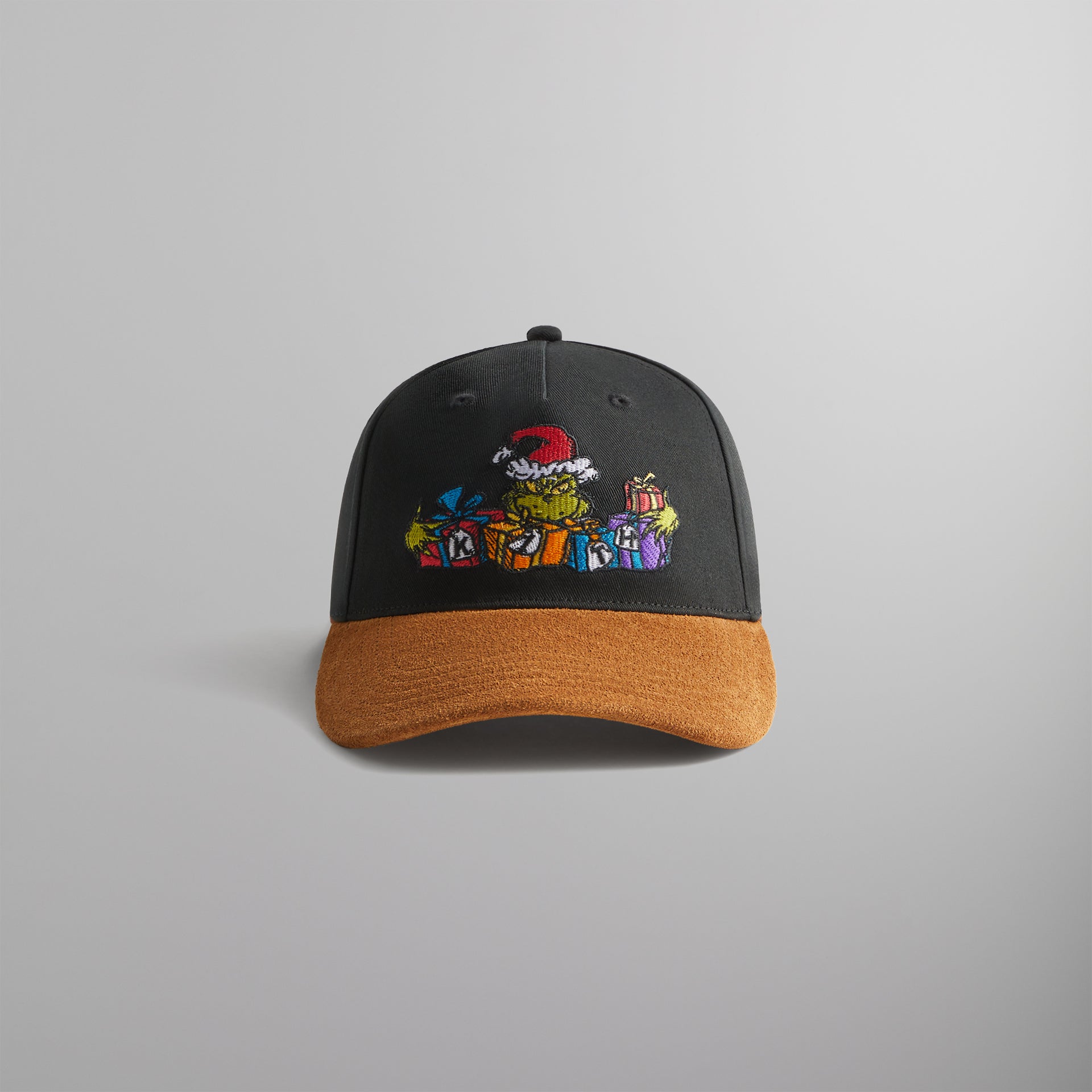 Kith for The Grinch Bay Low Pinch Crown Snapback - Black