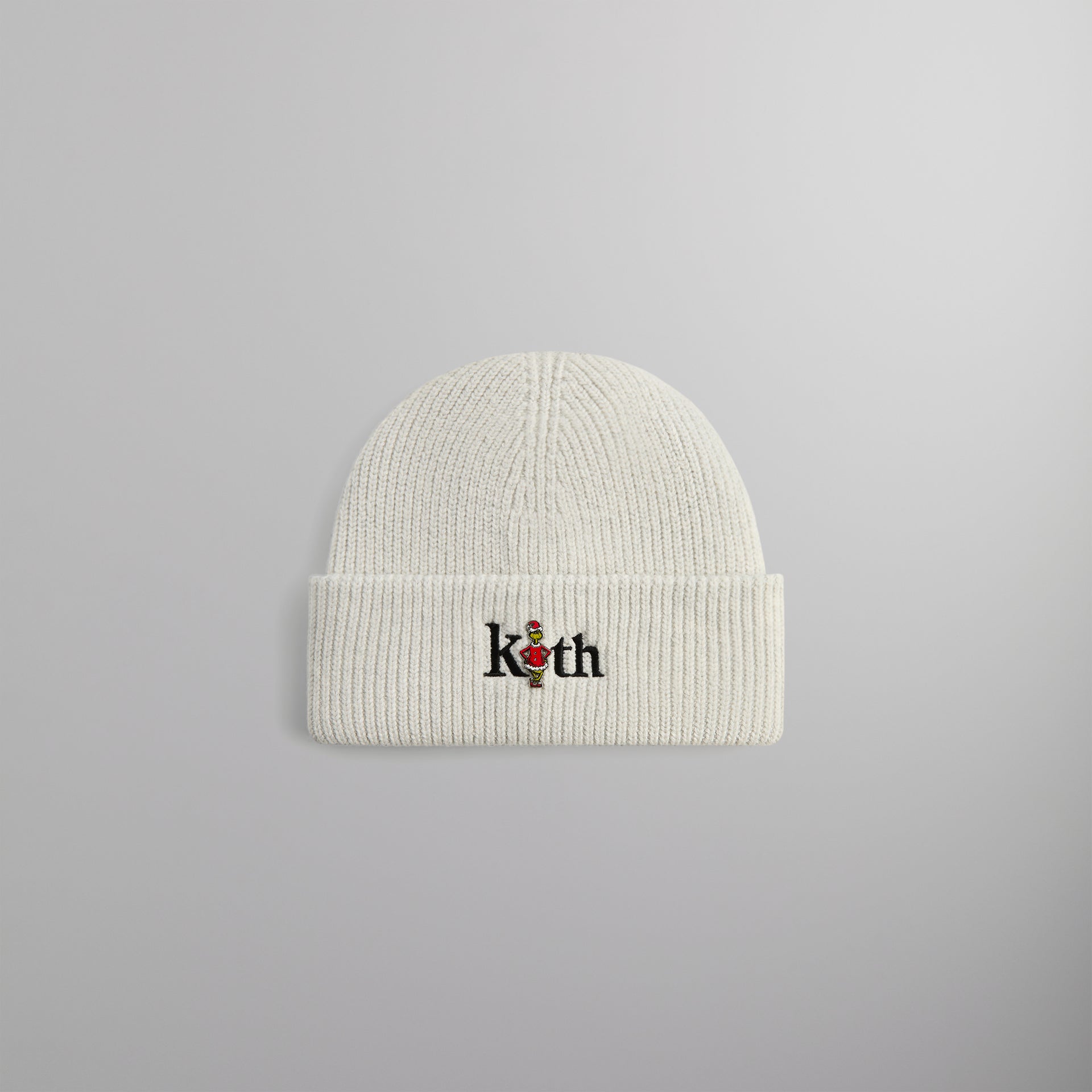 Kith for The Grinch Mia Beanie - Light Heather Grey