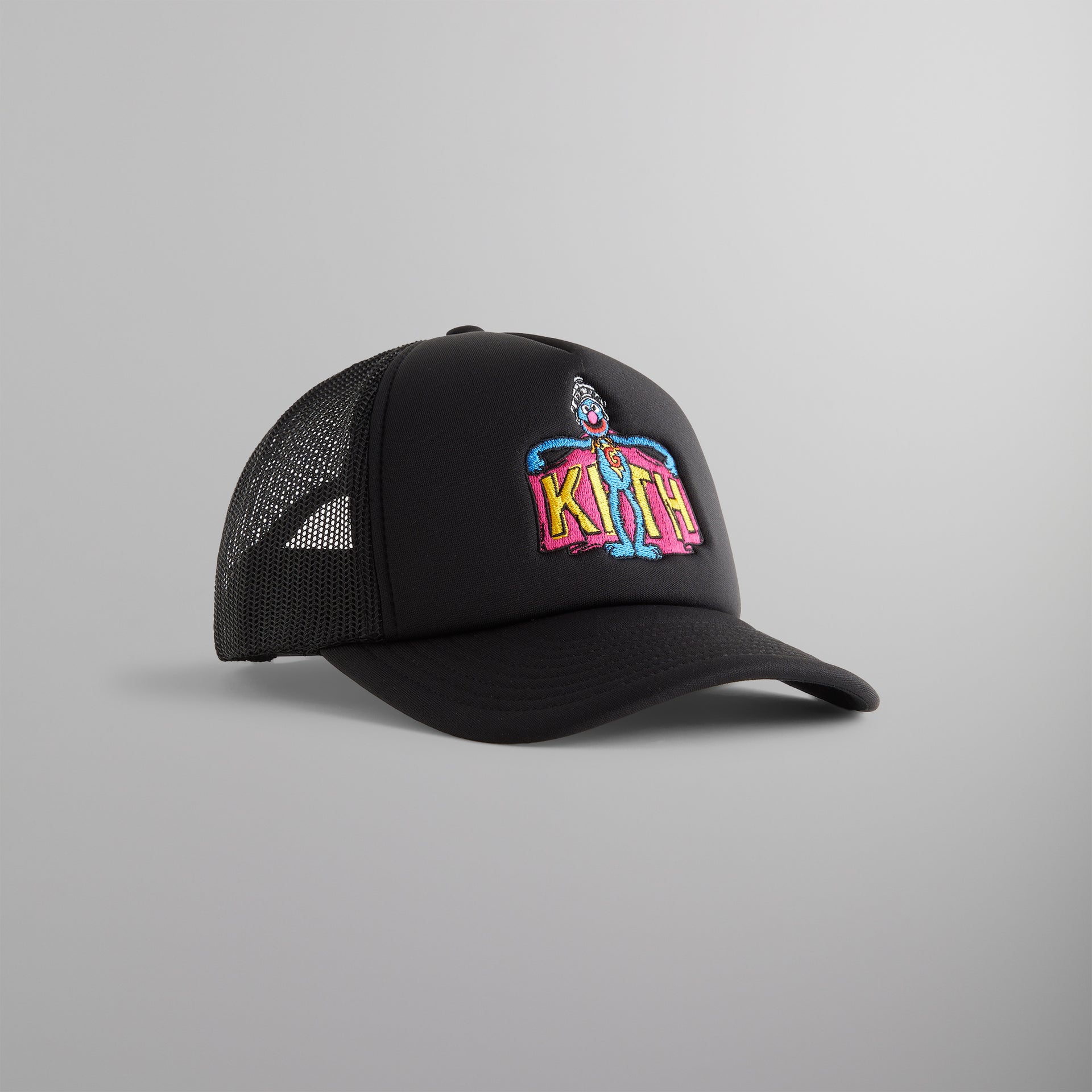 Kith for Sesame Street Super Grover Nolan Trucker Cap - Black