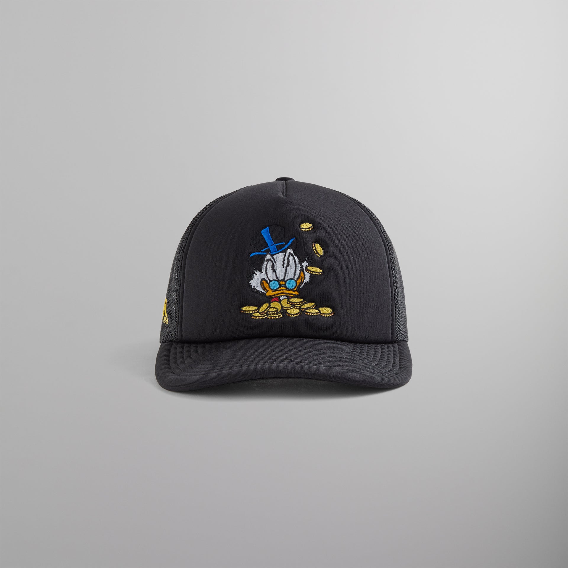 Disney | Kith for Donald Duck Scrooge Nolan Trucker Hat - Black