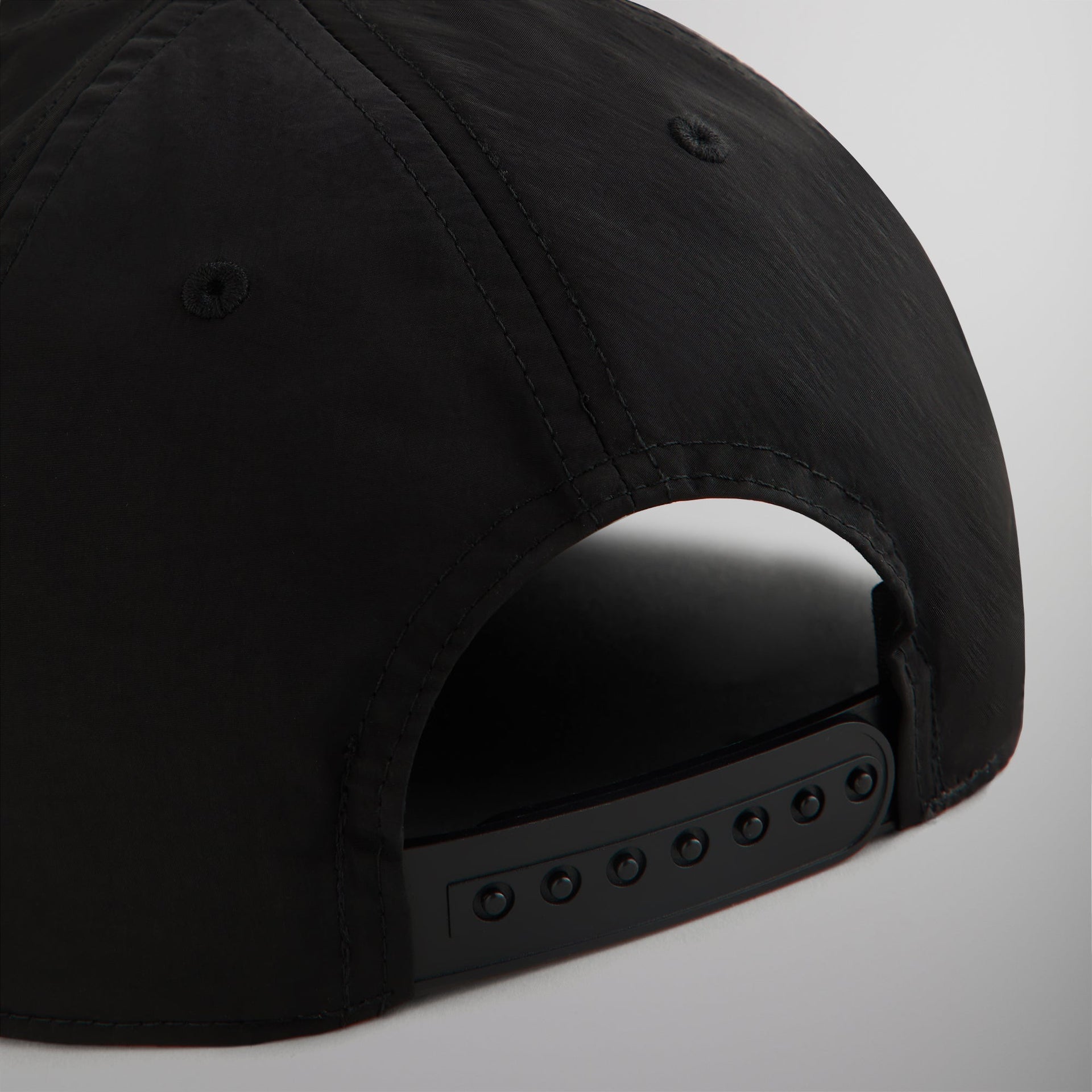 Kith Wrinkle Nylon Bay Low Pinch Crown Cap - Black PH