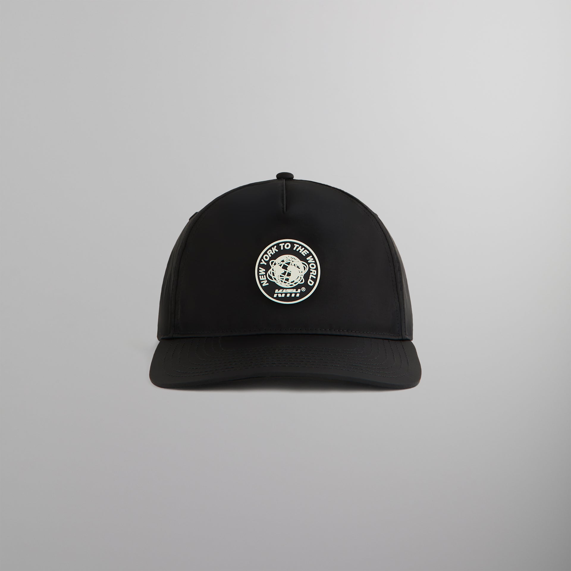 Kith Wrinkle Nylon Bay Low Pinch Crown Cap - Black