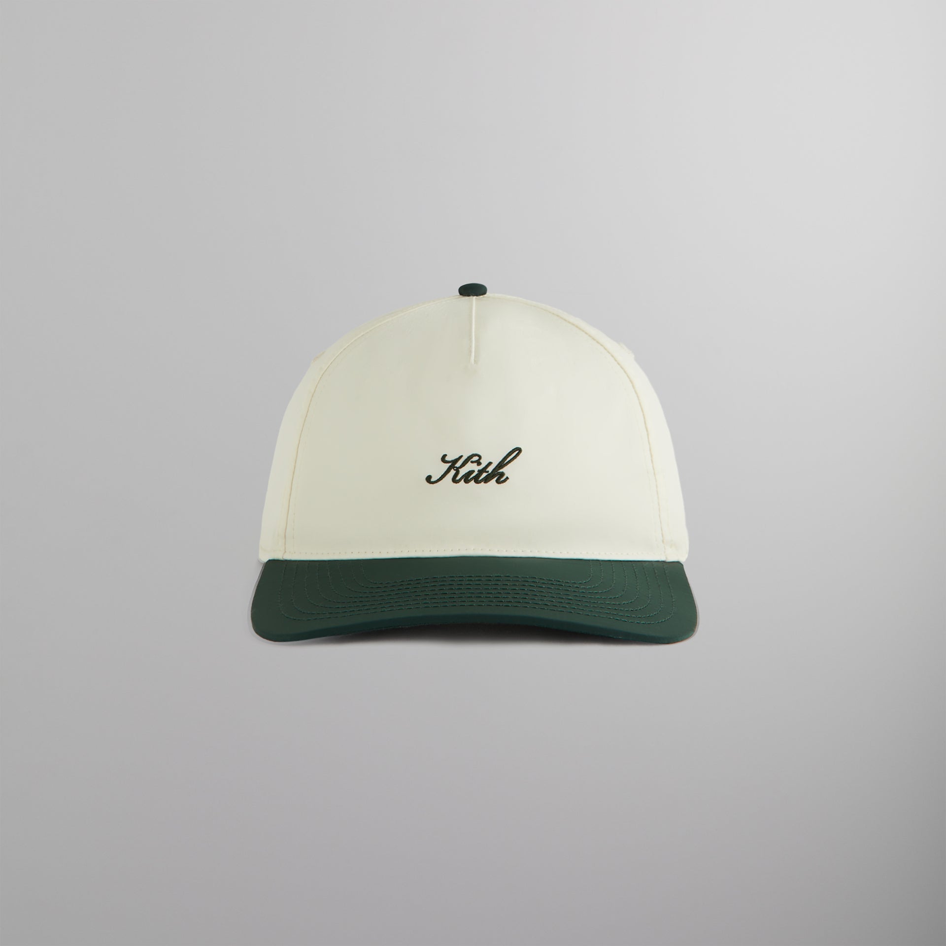 Kith Two Tone Wrinkle Nylon Bay Low Pinch Crown Cap - Stadium