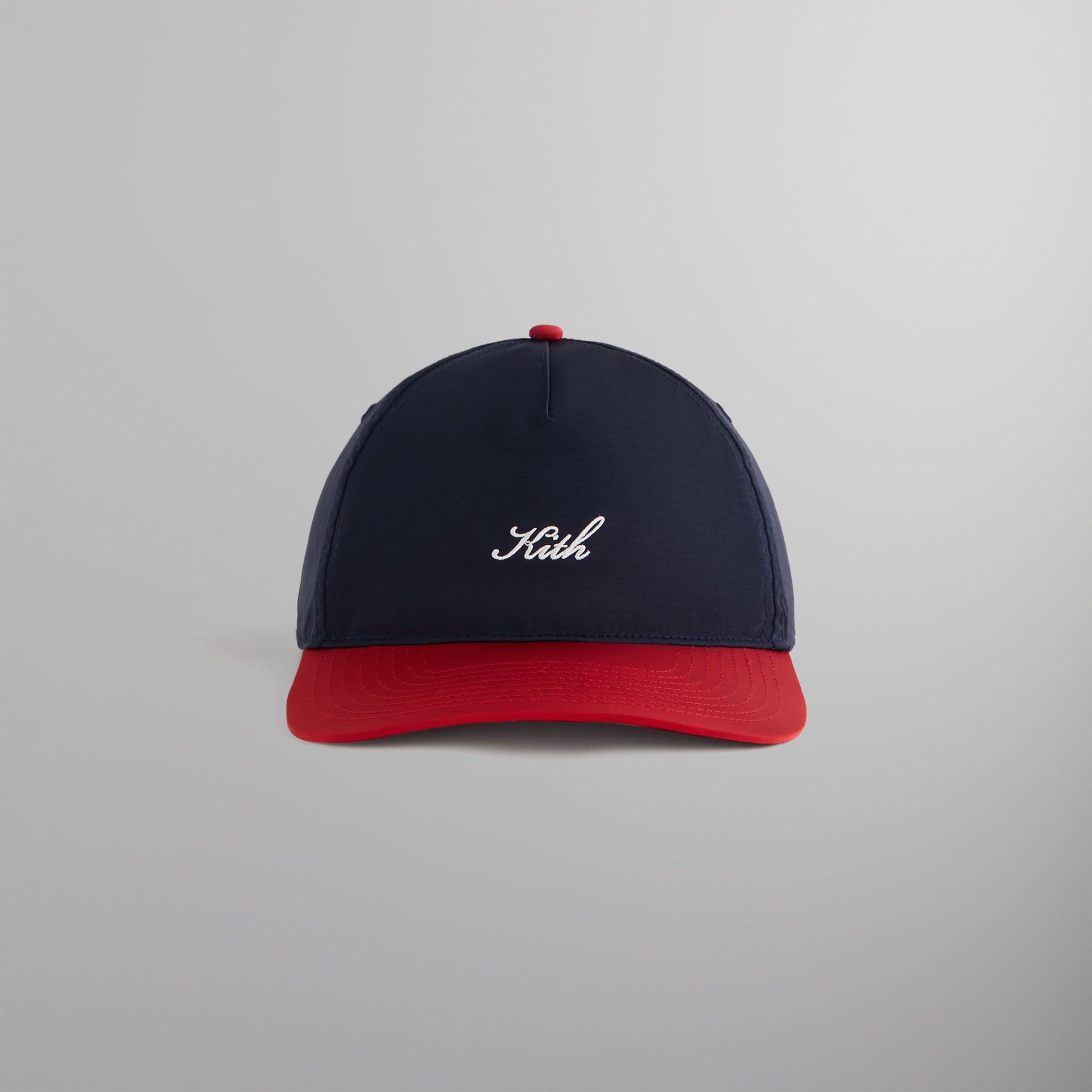 Kith Two Tone Wrinkle Nylon Bay Low Pinch Crown Cap - Nocturnal