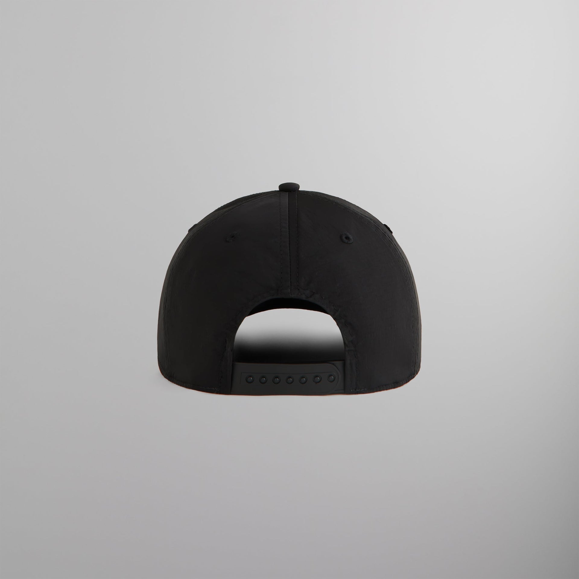 Kith Script Wrinkle Nylon Bay Low Profile Pinch Crown Cap - Black PH