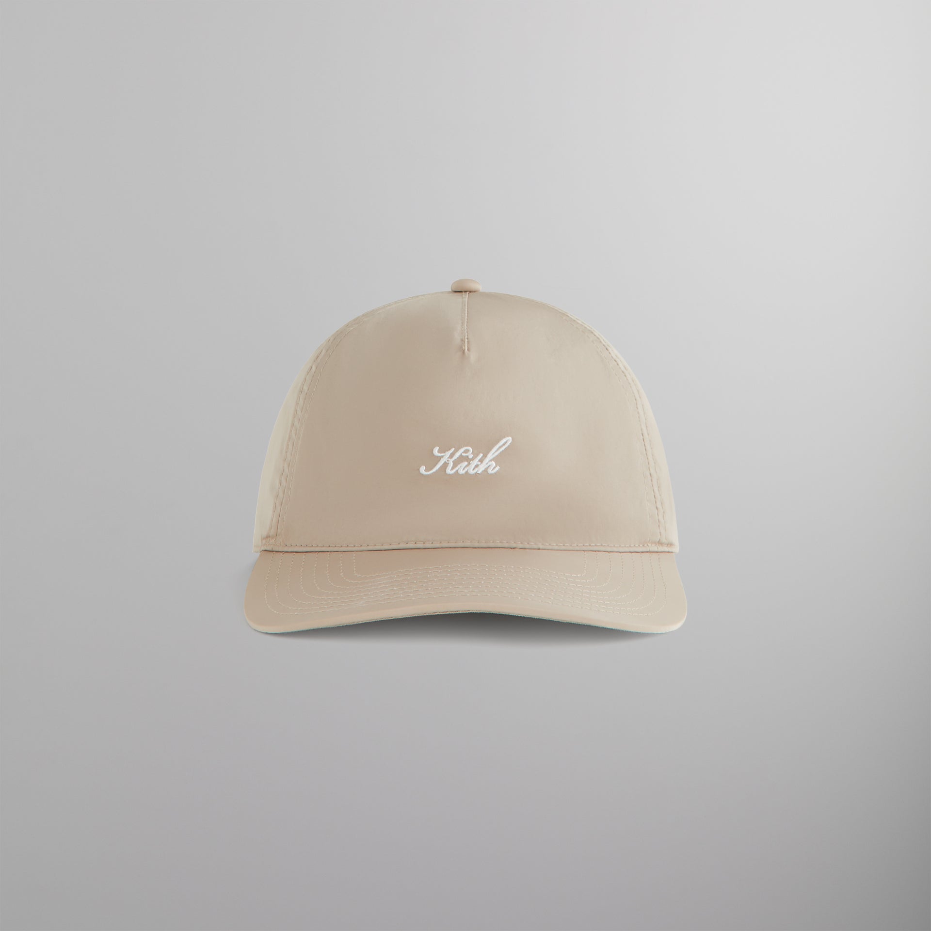 Kith Script Wrinkle Nylon Bay Low Profile Pinch Crown Cap - Molecule