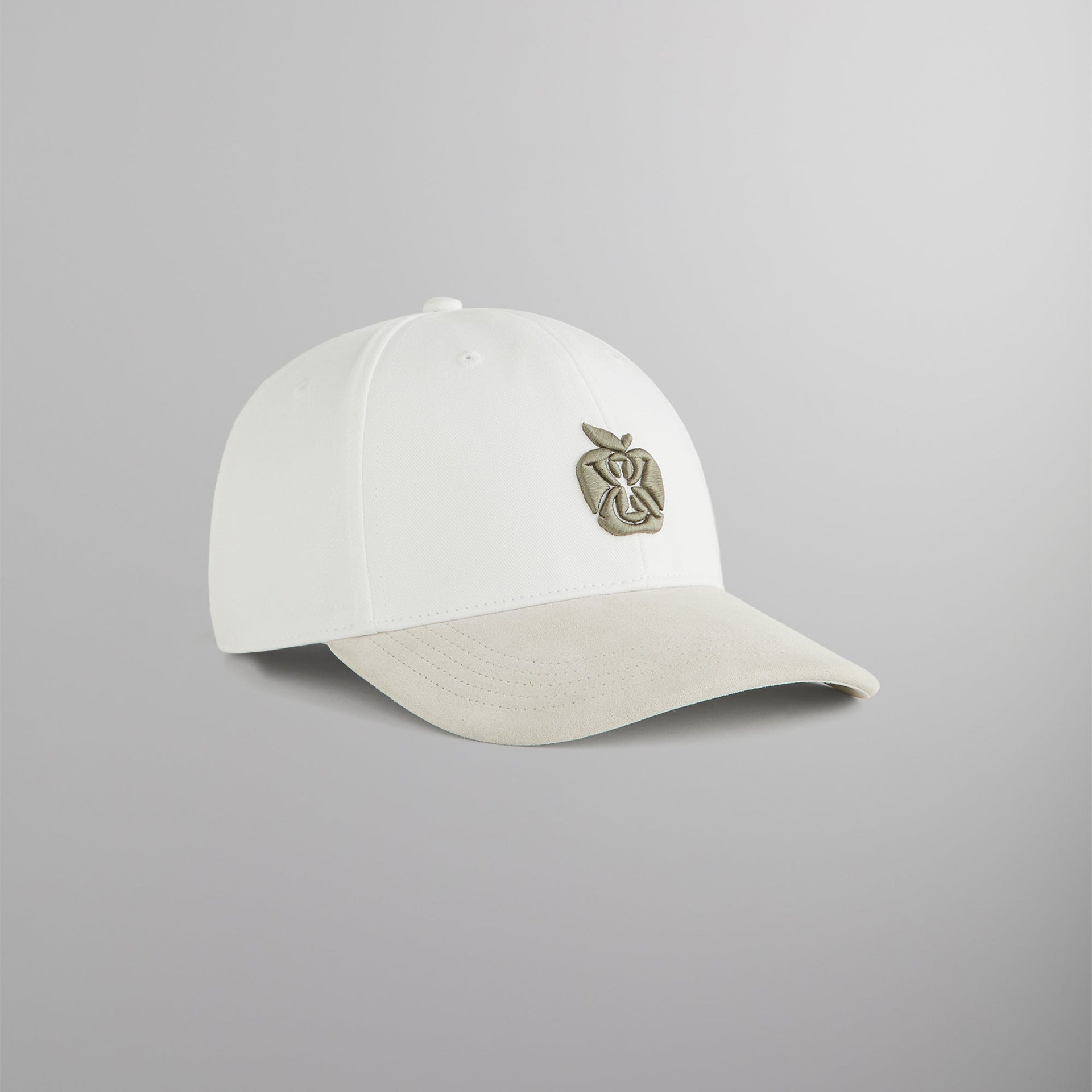 Kith Two Tone Suede Brim Aaron Classic Cap - White PH