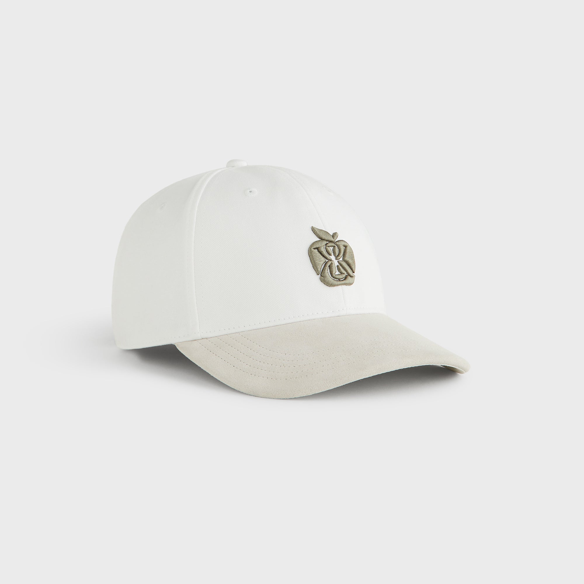Kith Two-Tone Suede Brim Aaron Classic Cap - White
