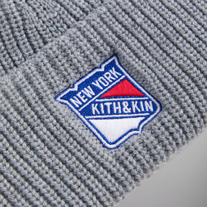 Kith & '47 for the New York Rangers Mia Beanie - Light Heather Grey