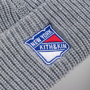 Kith & '47 for the New York Rangers Mia Beanie - Light Heather Grey PH