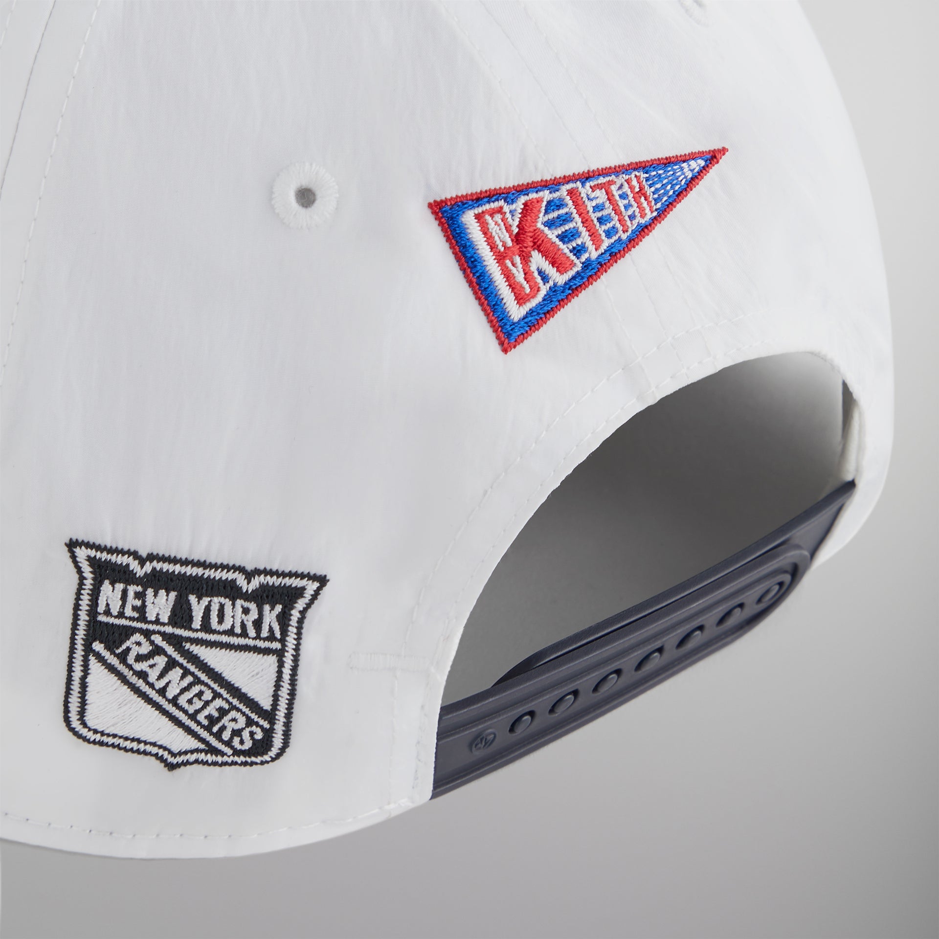 Kith & '47 for the New York Rangers Nylon Hitch Snapback - White