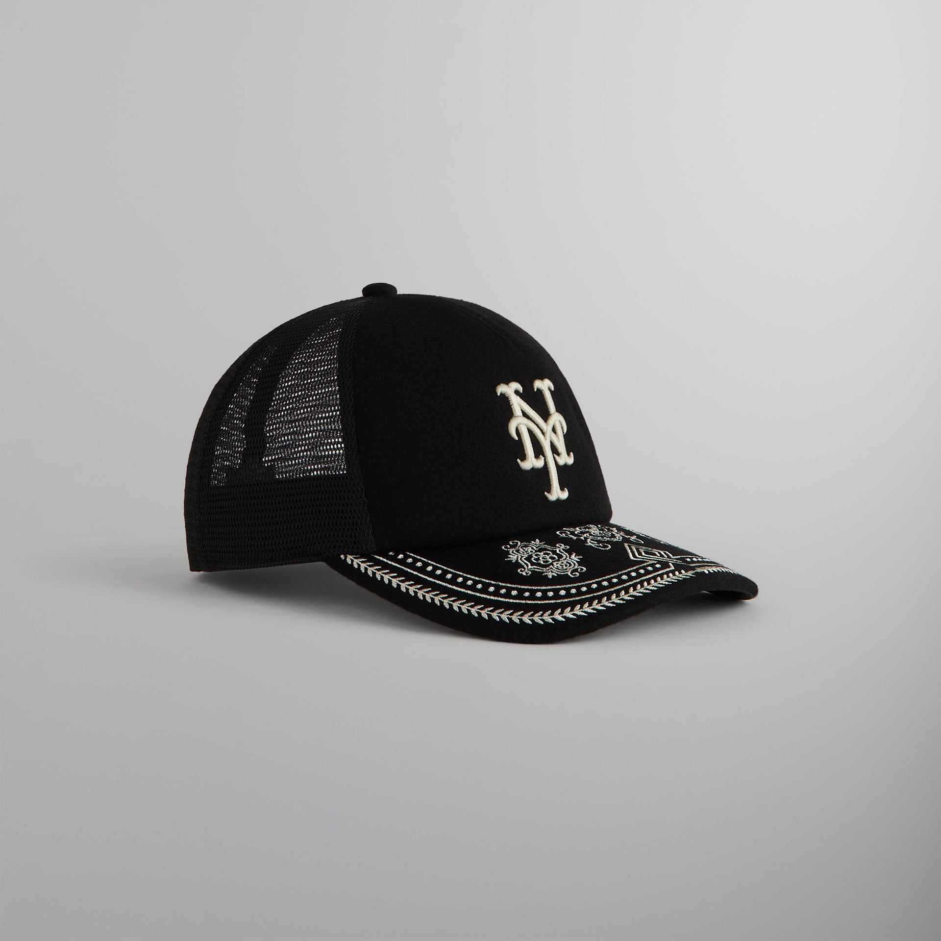 Kith & '47 for the New York Mets Franchise LS Trucker Hat - Black PH