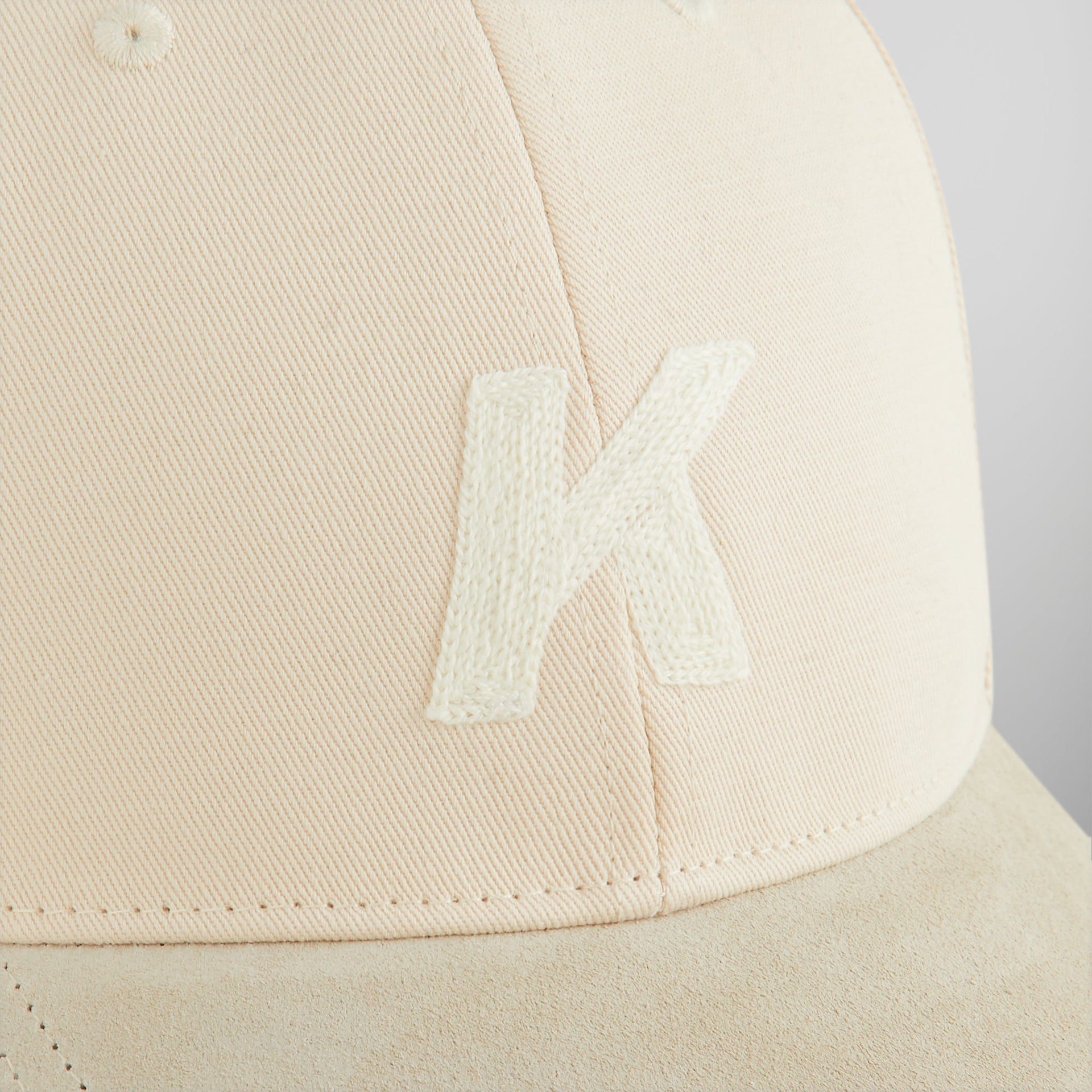 Kith Crochet K Aaron Classic Cap With Suede Brim - Sandrift PH