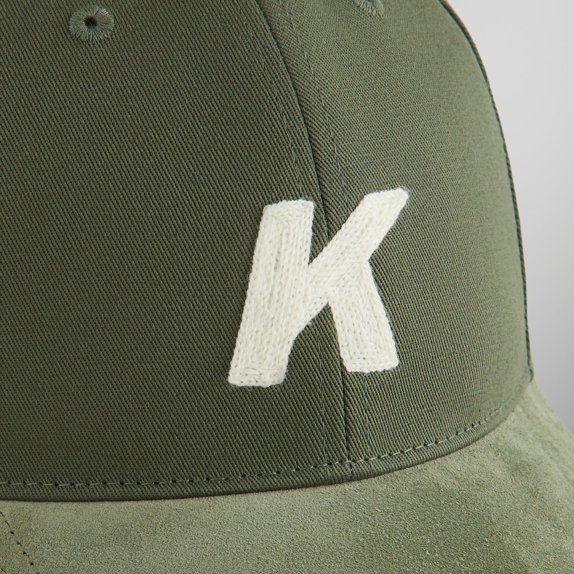 Kith Crochet K Aaron Classic Cap With Suede Brim - Machine