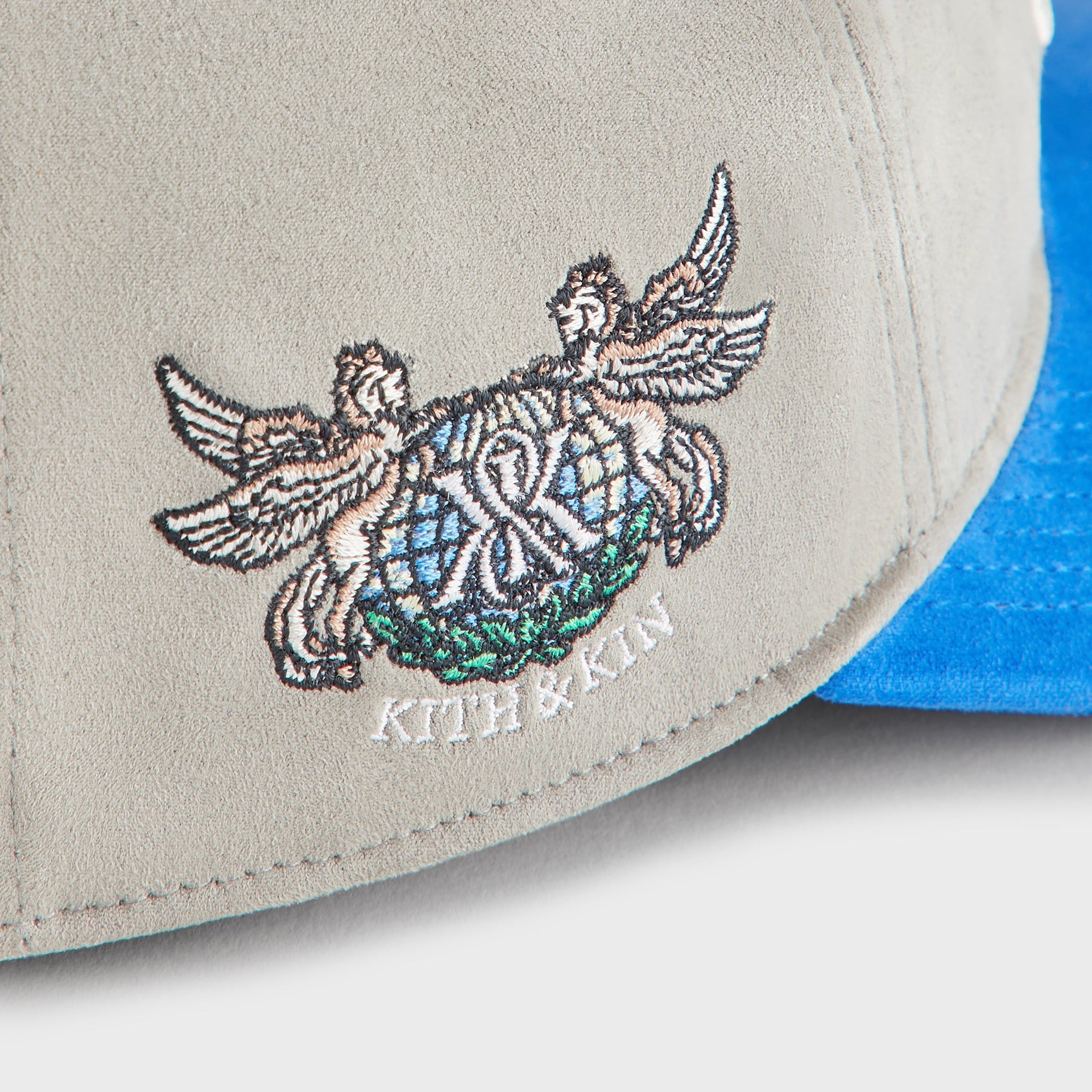 Kith & '47 for the NFL New York Giants Microsuede Two-Tone Franchise LS Cap - Concrete - PH