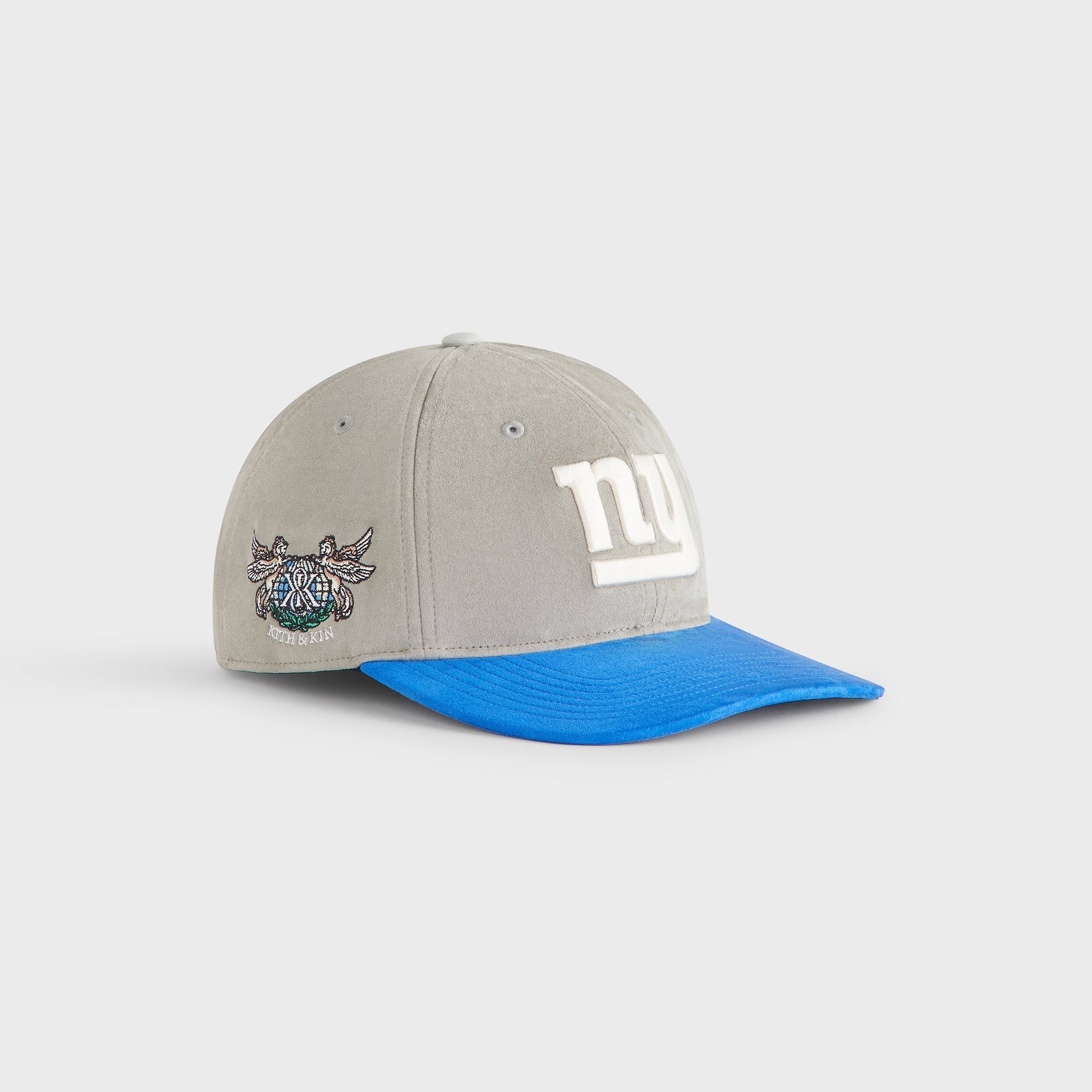 Kith & '47 for the NFL New York Giants Microsuede Two-Tone Franchise LS Cap - Concrete - PH