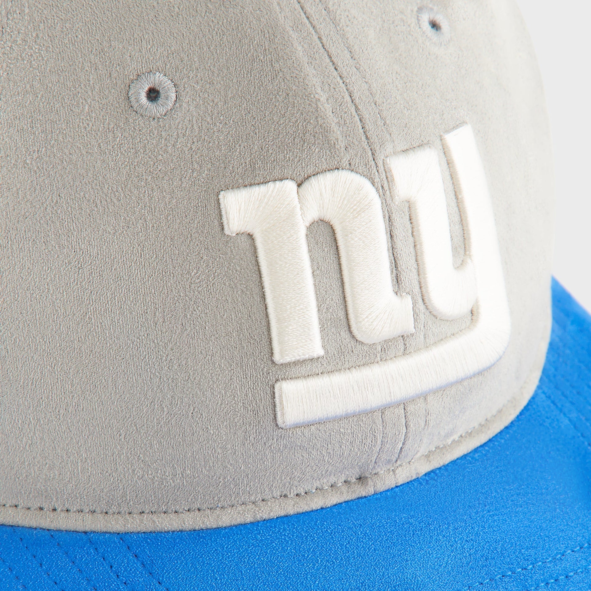 Kith & '47 for the NFL New York Giants Microsuede Two-Tone Franchise LS Cap - Concrete - PH