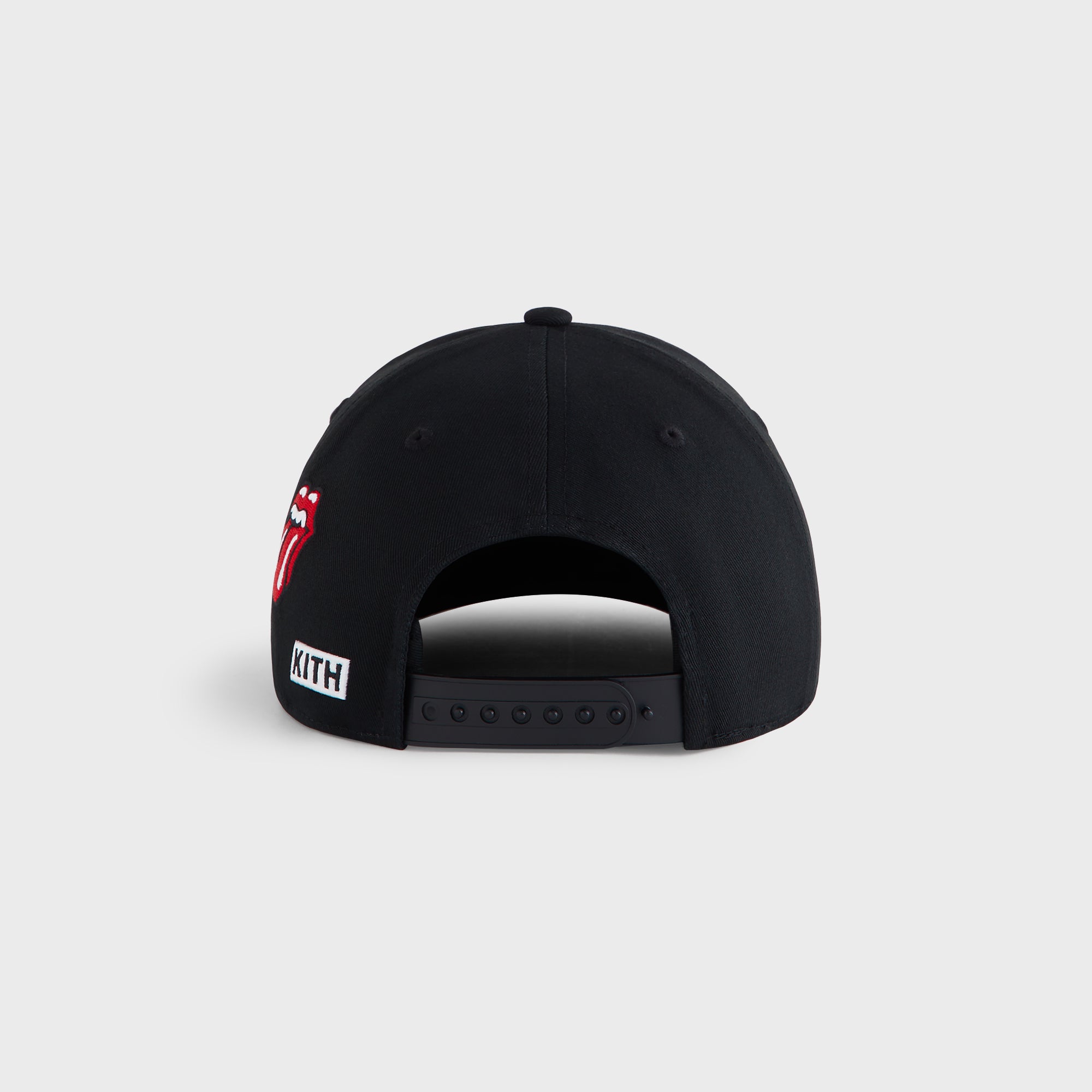 Kith for The Rolling Stones Twill Bay Low Pinch Crown Hat - Black