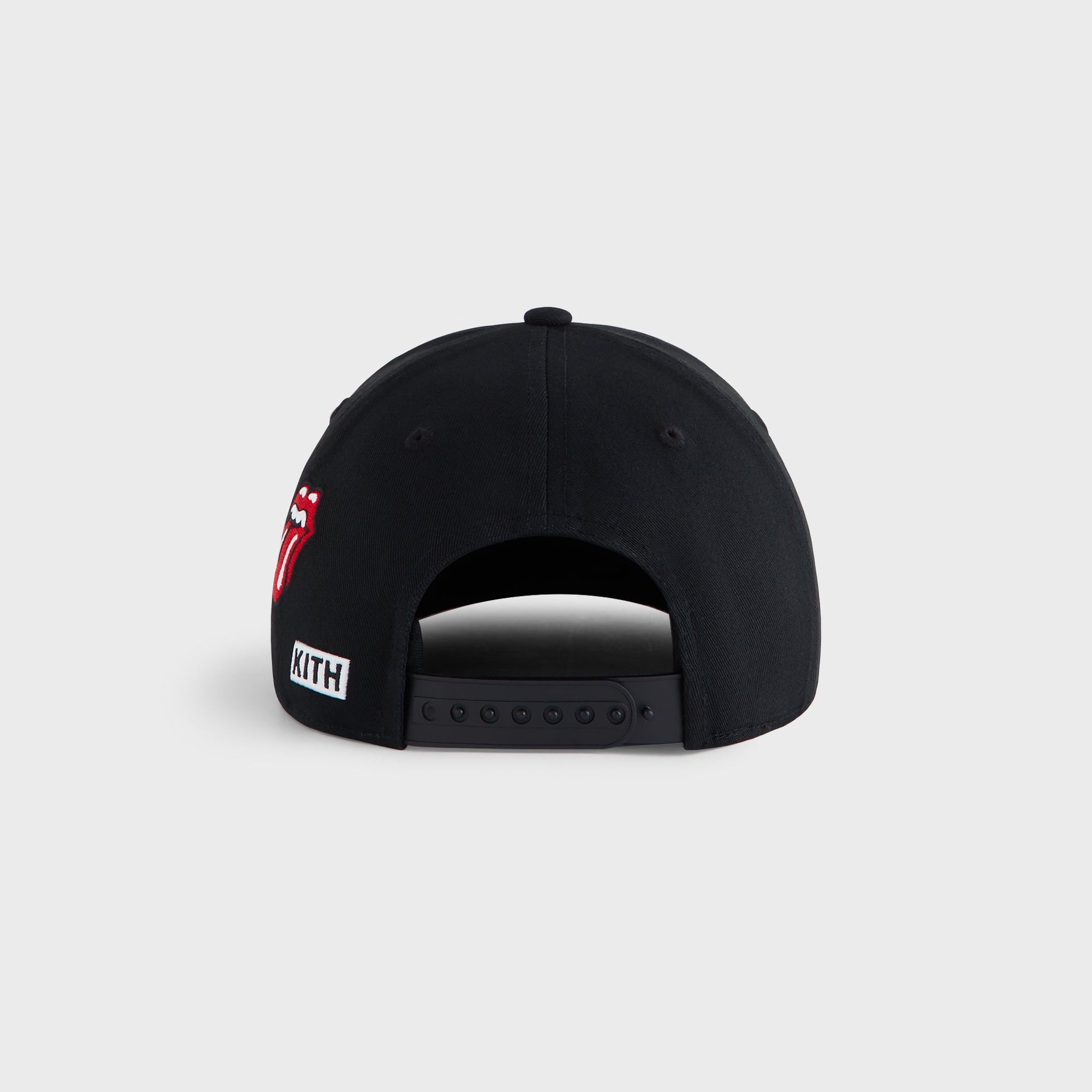 Kith for The Rolling Stones Twill Bay Low Pinch Crown Hat - Black - PH