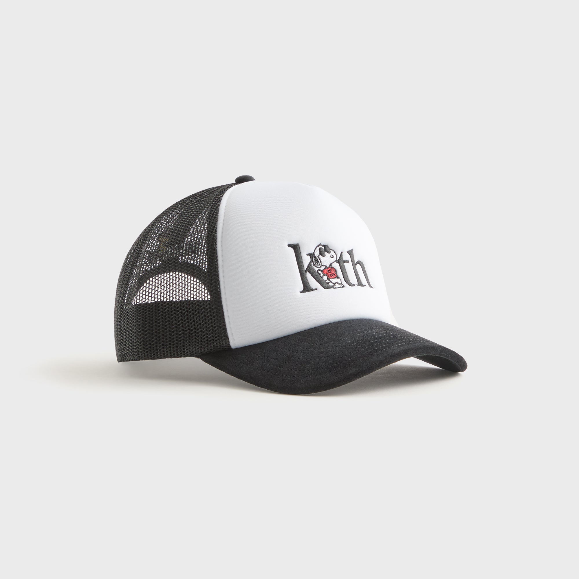 【KITH】for Peanuts 75 スエードブリム トラッカーキャップ Kith for Peanuts 75 Nolan Poly Foam Trucker With Suede Brim