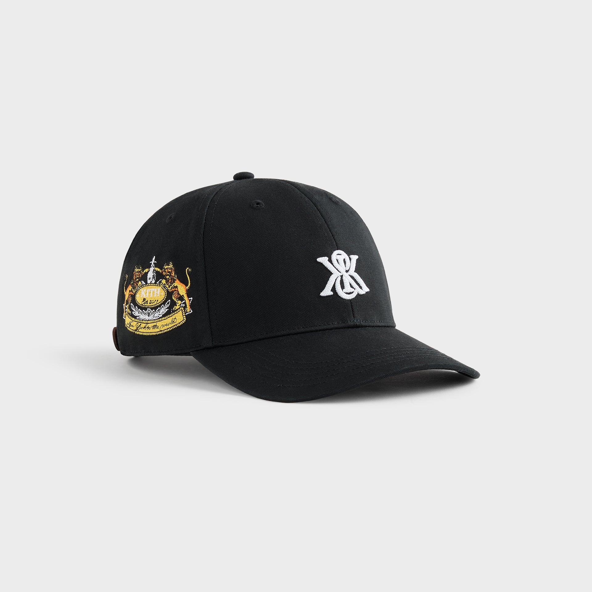 Kith Greenwich Two-Button Twill Classic Cap - Black