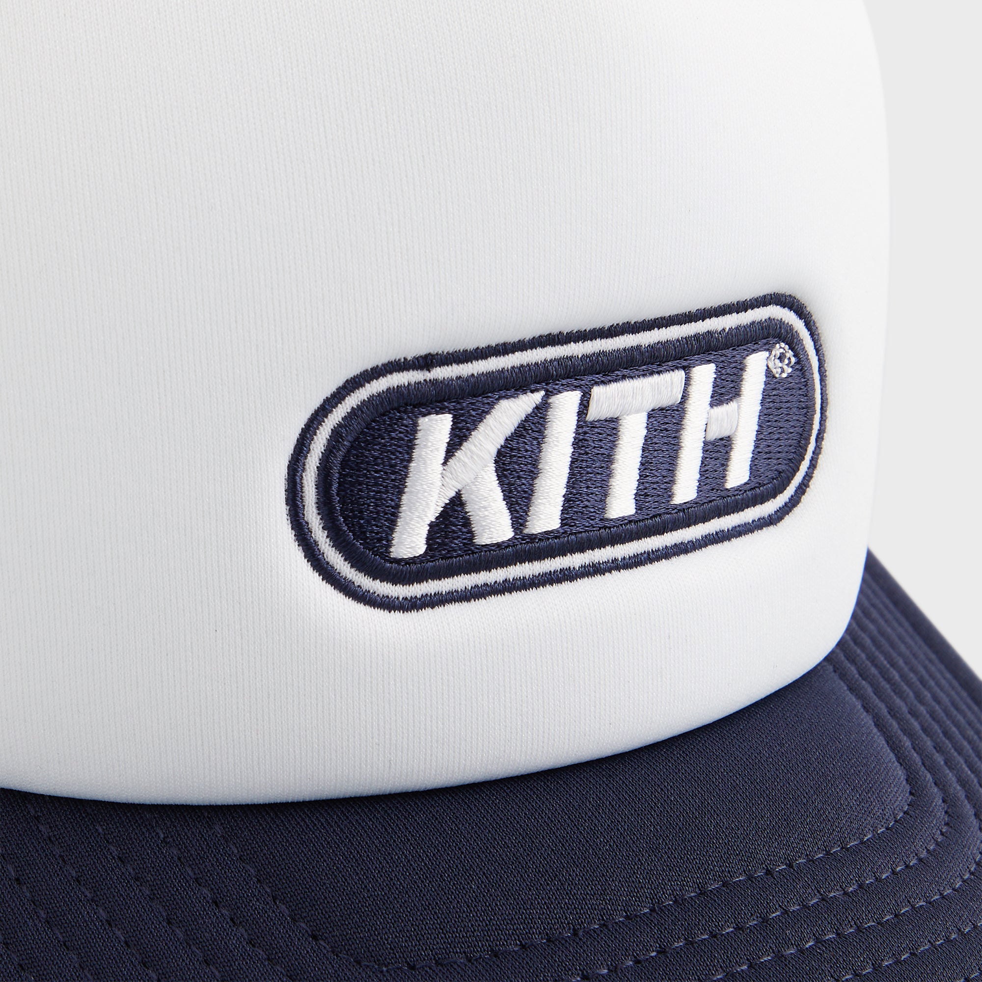 Kith Poly Foam Fast Logo Patch Nolan Trucker Hat - Nocturnal