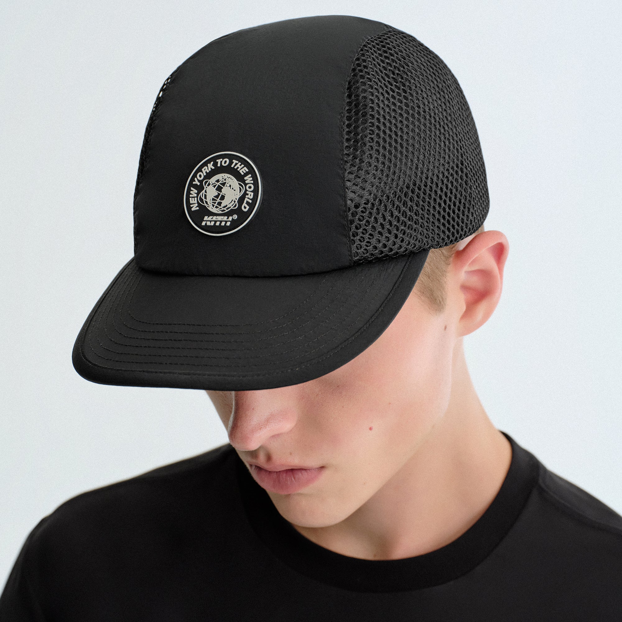 Kith Wide Hole Mesh Griffey Camper Hat - Black