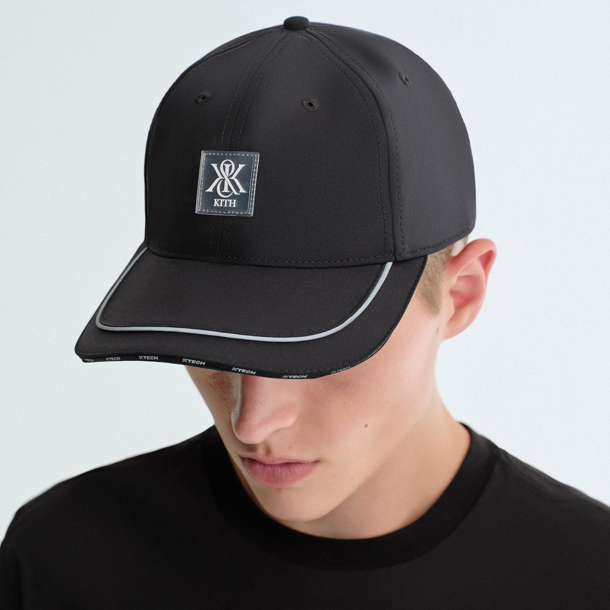 Kith South2 West8 Aaron Classic Cap 黒 Kith 4-Way Stretch Pieced Aaron Classic Cap - Black