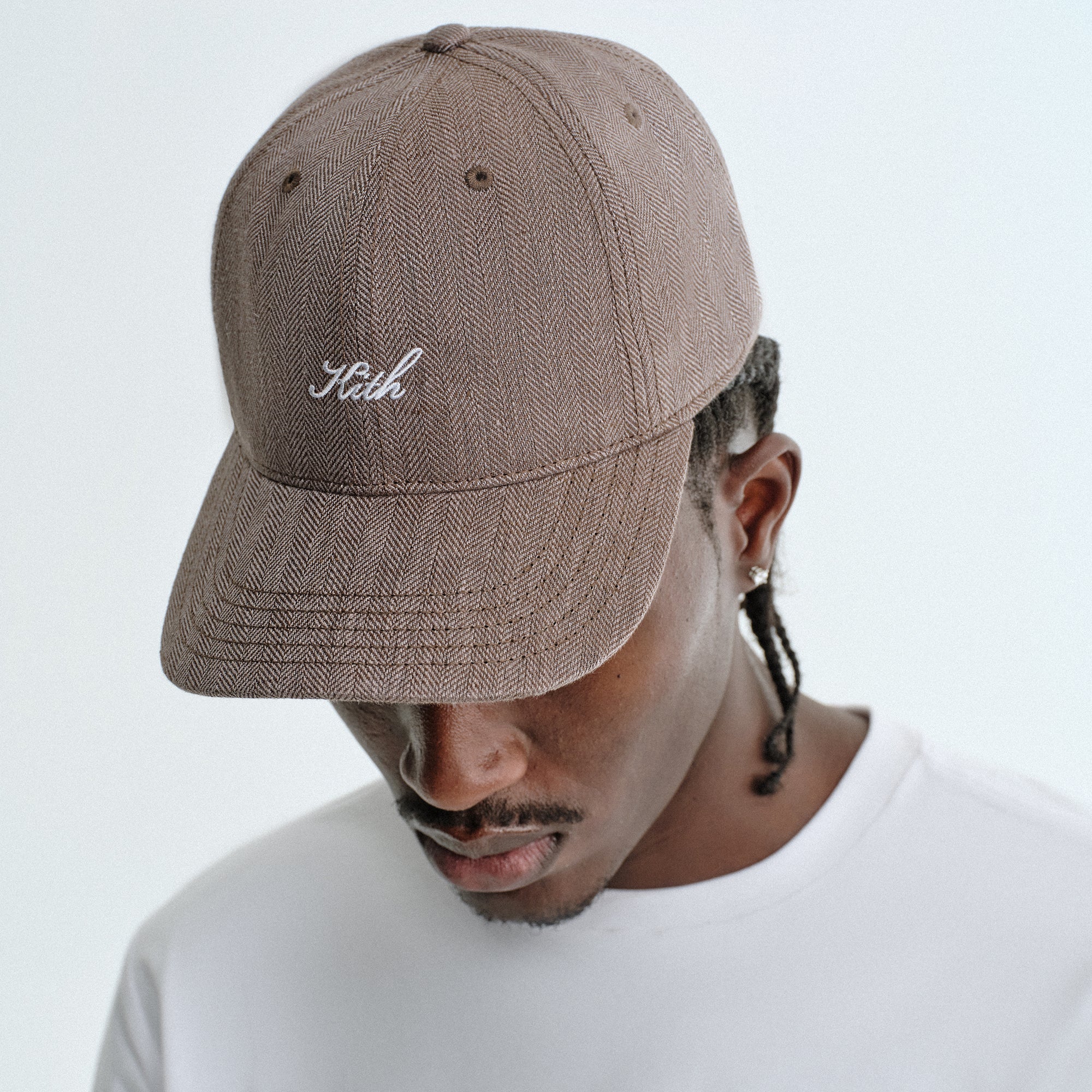 帽子 Kith Herringbone Snap Aaron Classic Cap Kith Herringbone Snap Aaron Classic Cap - Kindling