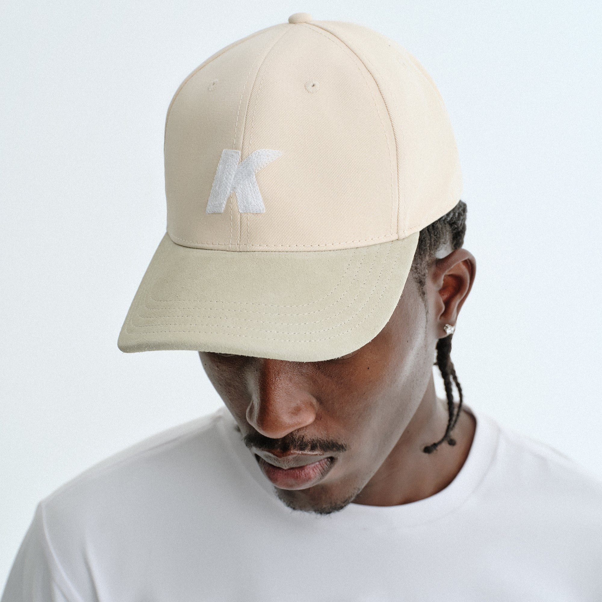 【新品】Kith Twill Aaron Classic Cap Kith Twill & Suede Aaron Classic Cap - Sandrift