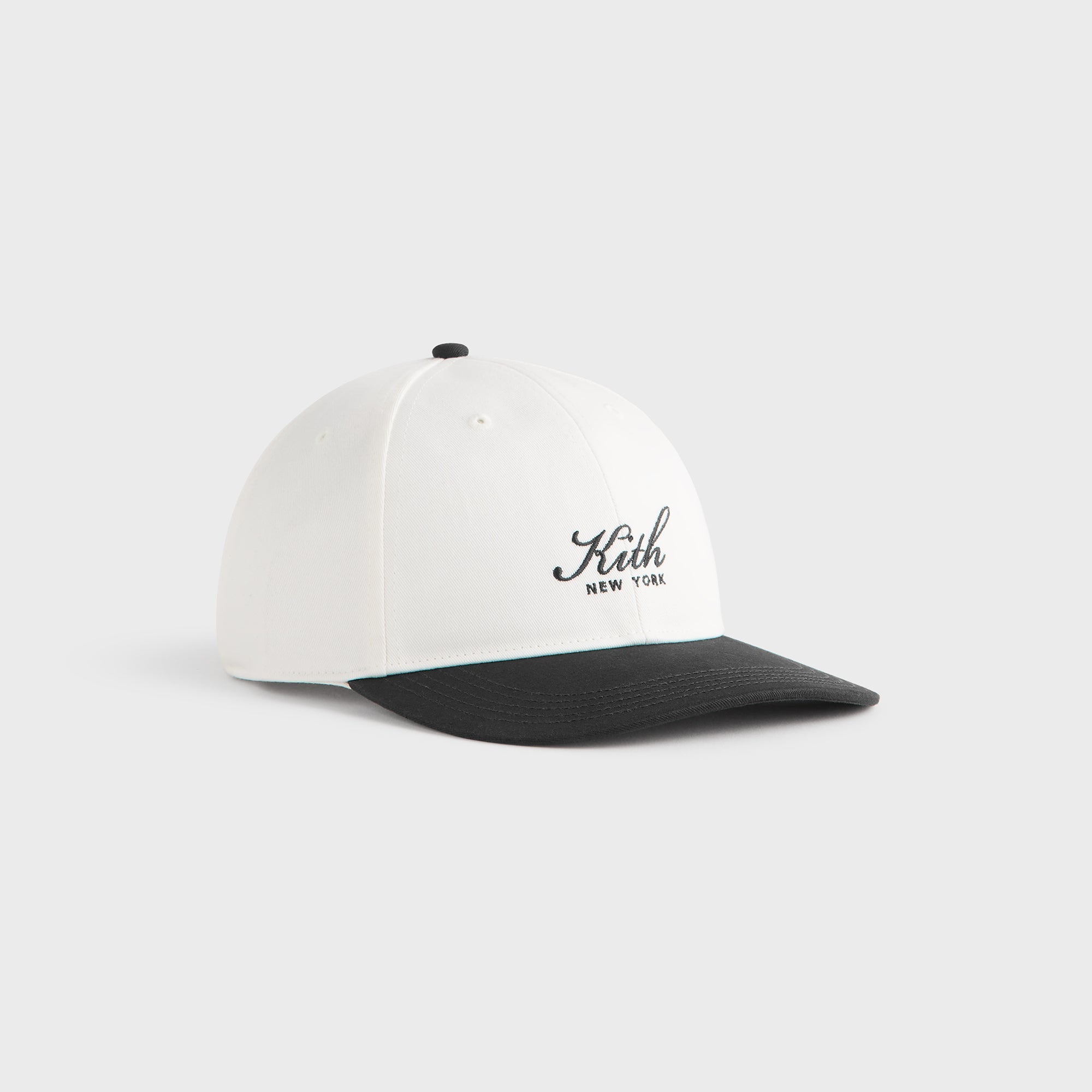Kith Twill Two Tone New York Script Aaron Cap - Black