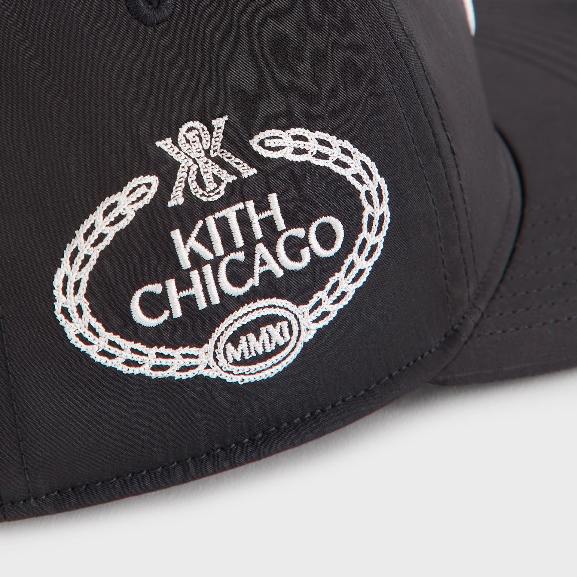Kith & '47 for the Chicago Cubs Nylon SL Hitch Snapback - Black - PH