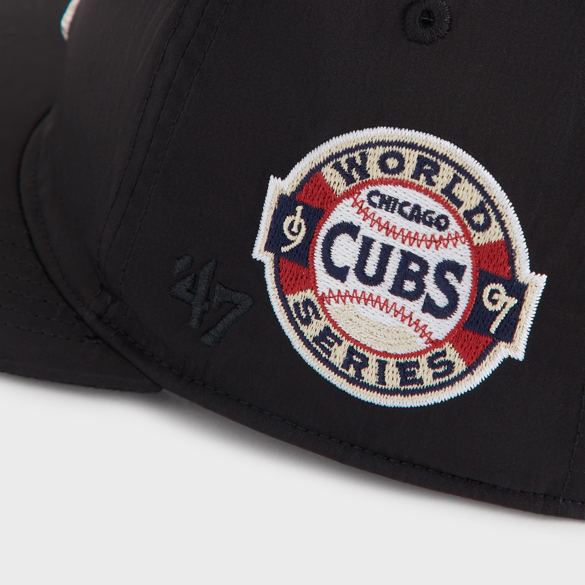 Kith & '47 for the Chicago Cubs Nylon SL Hitch Snapback - Black - PH