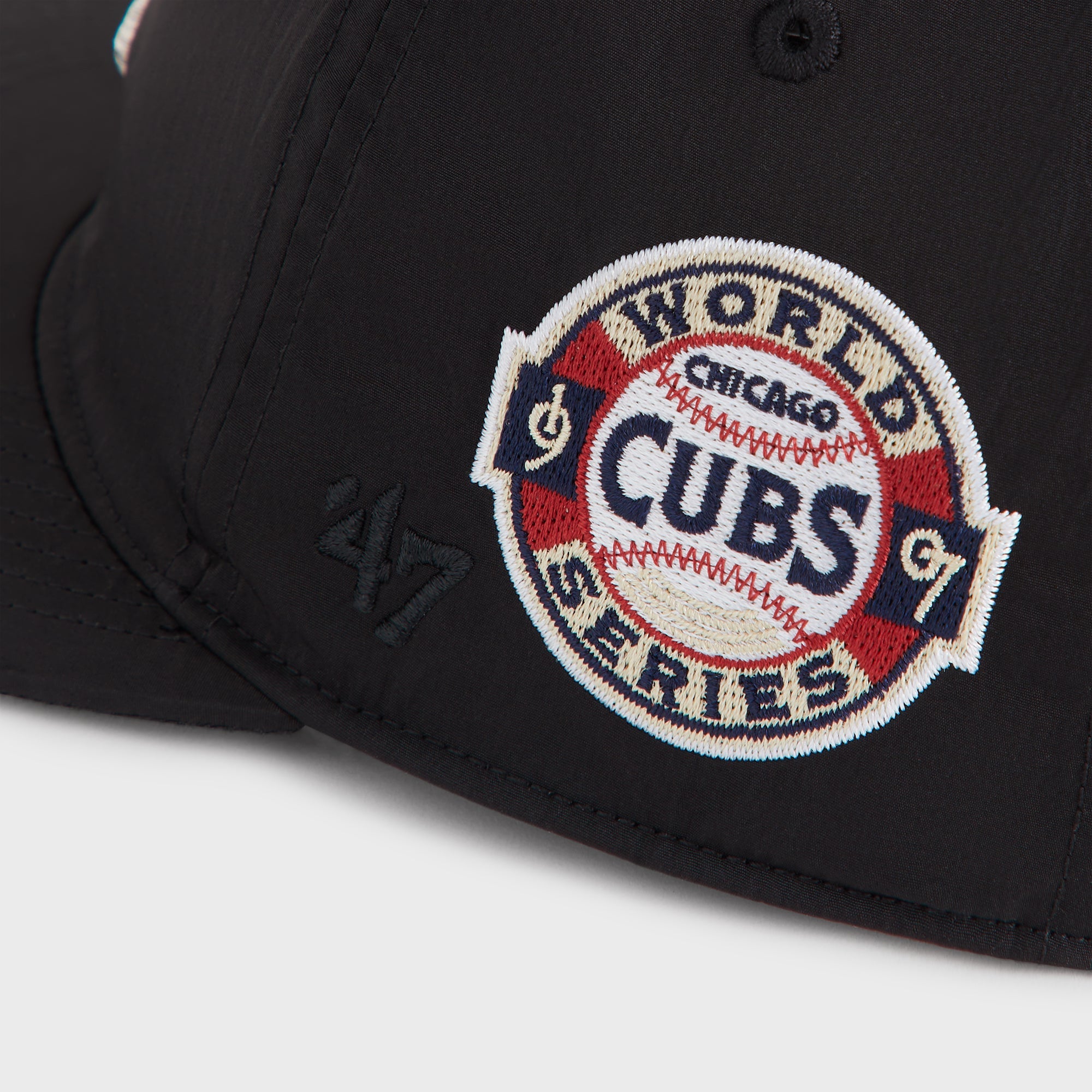 Kith & '47 for the Chicago Cubs Nylon SL Hitch Snapback - Black
