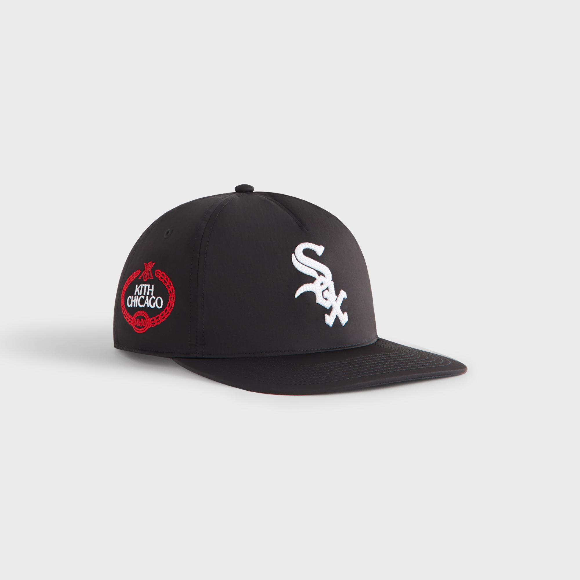 Kith & '47 for the Chicago White Sox Nylon SL Hitch Snapback - Black