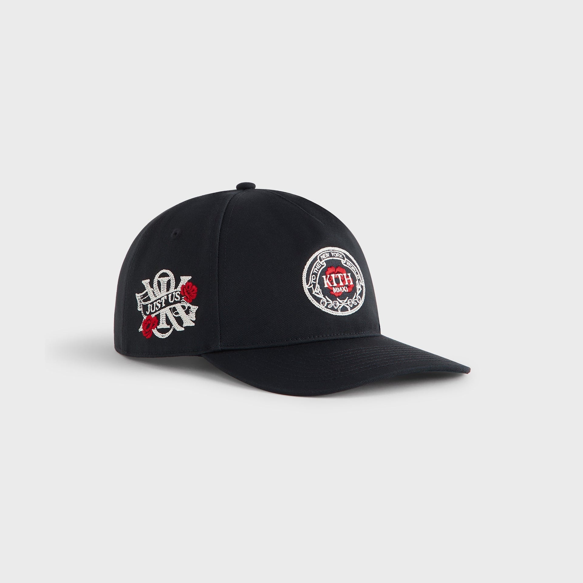 Kith Twill Bay Low Pinch Crown Snapback - Black - PH